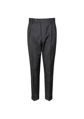 Gta pleated turned-up trousers - Brown