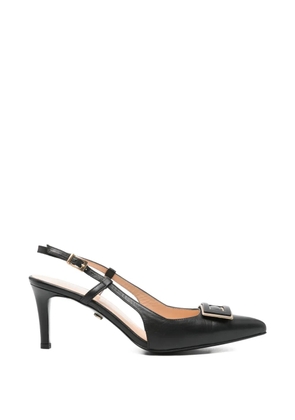 SERGIO MORETTI FIRENZE buckle-detail slingback pumps - Black