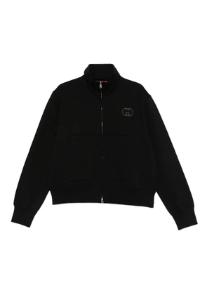 Gucci Interlocking G zip-fastening sweatshirt - Black