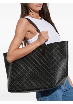 By Malene Birger Abi monogram-pattern tote bag - Black