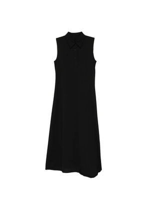 LESS gathered sleeveless dress - Black