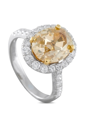 LB Exclusive diamond halo ring - Silver