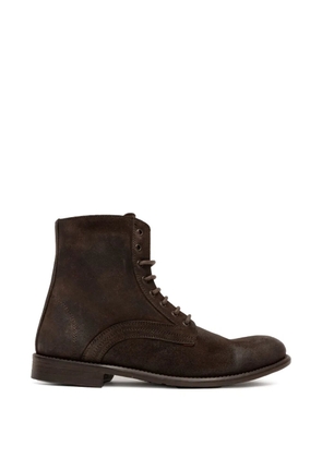 SOMMET lace-up ankle boots - Brown