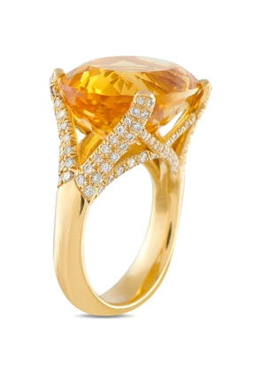 LB Exclusive citrine and diamond ring - Gold