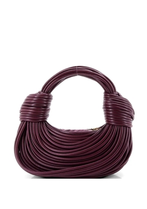Bottega Veneta Pre-Owned Double Knot Hobo Tubular Leather Mini shoulder bag - Purple