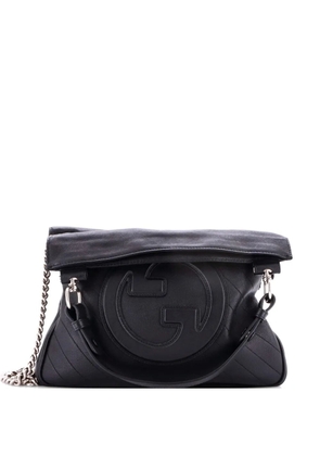 Gucci Pre-Owned Blondie NM Diagonal Quilted Leather Small tote bag - Black