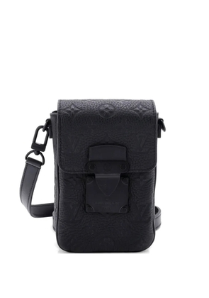 Louis Vuitton Pre-Owned S Lock Vertical Wearable Wallet Monogram Taurillon Leather crossbody bag - Black