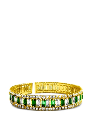 HZMER JEWELLERY Lumière Royale crystal-embellished bracelet - Green