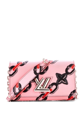 Louis Vuitton Pre-Owned Twist Chain Wallet Limited Edition Print Epi Leather clutch bag - Pink