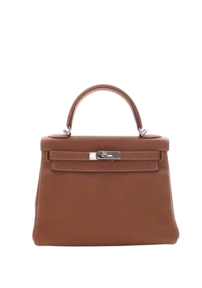 Hermès Pre-Owned 2008 Togo Kelly II Retourne 28 satchel - Brown