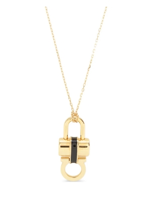 Ferragamo Gancini padlock necklace - Gold
