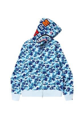 A BATHING APE® ABC Camo Shark hoodie - Blue