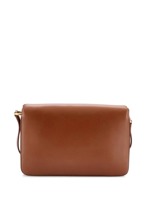 Saint Laurent Pre-Owned Le Maillon Shoulder Bag Leather Medium crossbody bag - Brown
