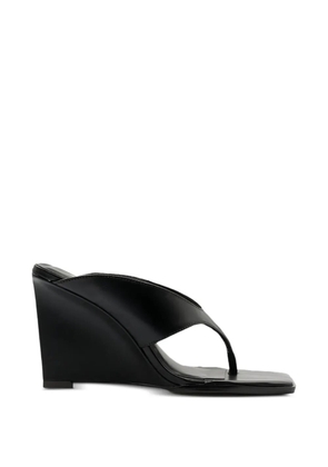 CARRANO wedge-heel sandals - Black