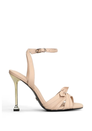 Gold & Rouge Naisa bow-detail leather sandals - Neutrals