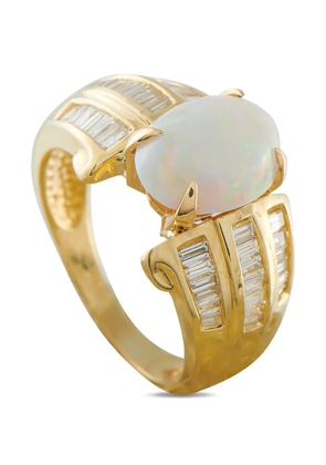 LB Exclusive opal and diamond ring - Gold