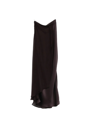 YANGKEHAN long layered silk skirt - Purple