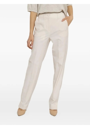 Marella pressed-crease tailored trousers - Neutrals