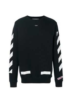 Off-White diagonals sweatshirt - Black
