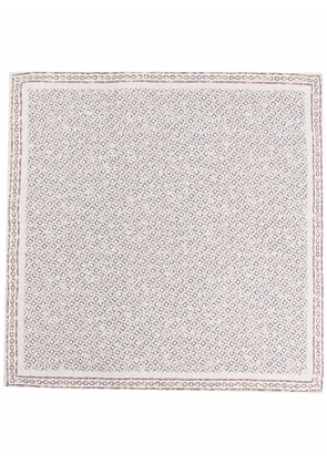 Brunello Cucinelli all-over graphic-print scarf - Neutrals