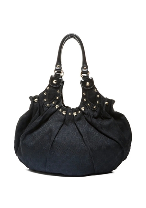 Gucci Pre-Owned 2008-2013 GG canvas studded tote bag - Black