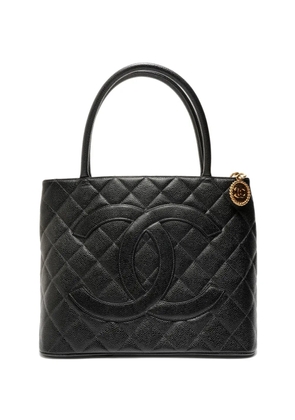 CHANEL Pre-Owned 1997-1999 Medallion CC Mark tote bag - Black