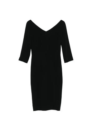 Dolce & Gabbana Pre-Owned V-neck midi dress - Black