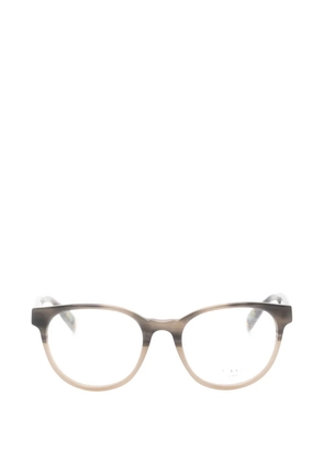 Ted Baker gradient-effect round-frame glasses - Brown