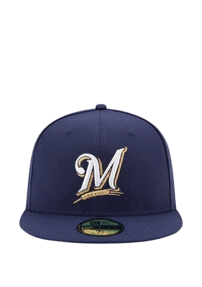 NEW ERA CAP 59FIFTY Milwaukee Brewers Performance Authentic Fitted cap - Purple