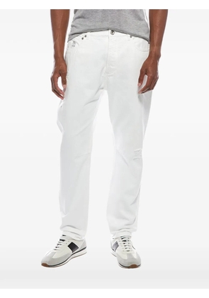 Brunello Cucinelli Leisure Fit distressed jeans - White