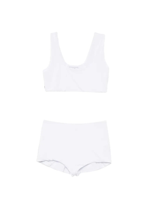 JIJIL logo-tag underwear set - White