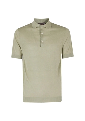 Filippo De Laurentiis short-sleeve knitted polo shirt - Green