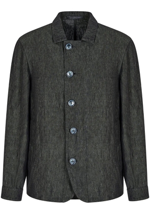 Giorgio Armani linen shirt jacket - Green