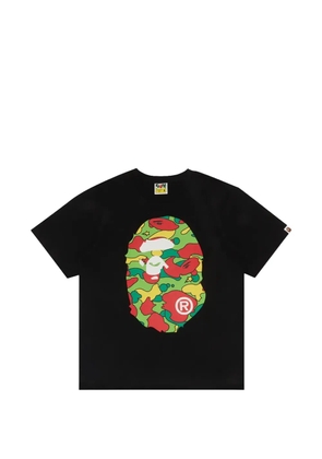A BATHING APE® Sta Camo Big Ape Head T-shirt - Black