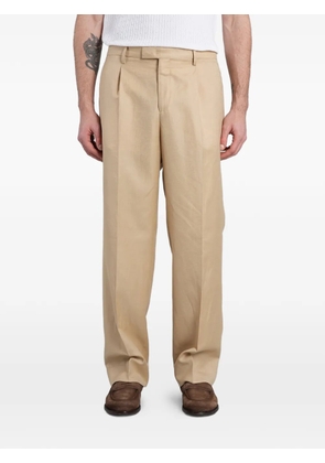 Briglia 1949 pleated straight-leg trousers - Neutrals