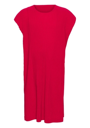 Homme Plissé Issey Miyake Rectangle plissé-effect T-shirt - Pink