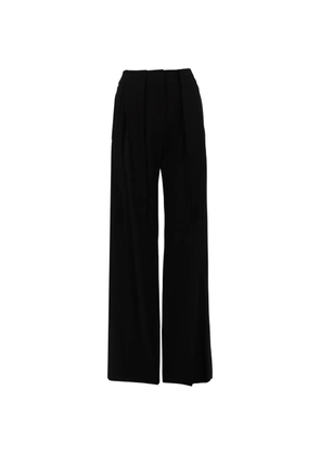 PT Torino pleated wide-leg tailored trousers - Black