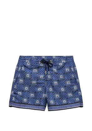 CHÉ Telha graphic-print swim shorts - Blue