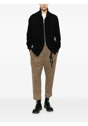 Song For The Mute drawstring-waist rope-detail trousers - Brown