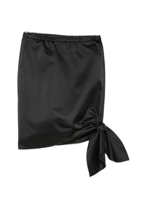 Nº21 knot-detail mini skirt - Black