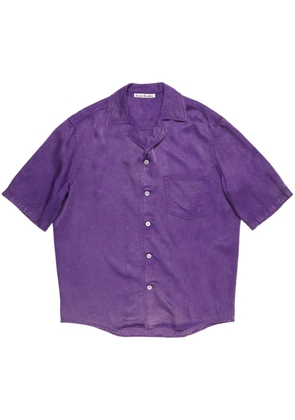 Acne Studios faded-effect shirt - Purple