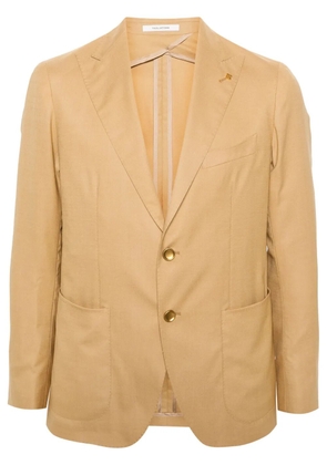 Tagliatore peak-lapels single-breasted blazer - Neutrals