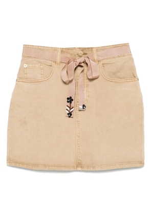 TWINSET drawstring skirt - Neutrals