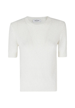 Gran Sasso sequin-embellished short-sleeve T-shirt - White