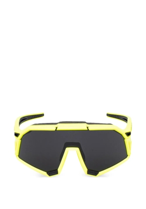 DYNAFIT geometric-frame sunglasses - Yellow