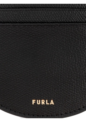 Furla Laura logo-print card-holder - Black