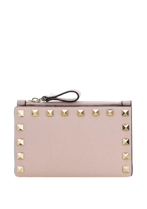 Valentino Garavani Rockstud leather wallet - Pink