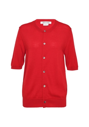 Comme Des Garçons Comme Des Garçons crew-neck cardigan - Red