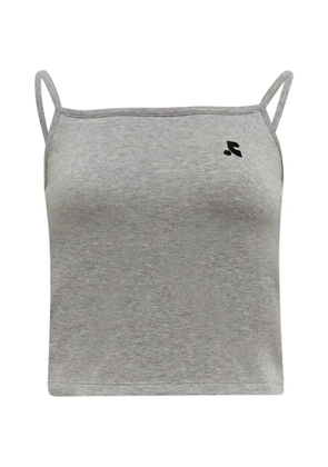 Rest & Recreation layered logo-embroidery tank top - Grey