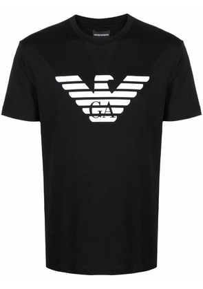 Emporio Armani logo-print T-shirt - Black